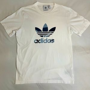 adidas Camouflage Trefoil Tee White  Size- M